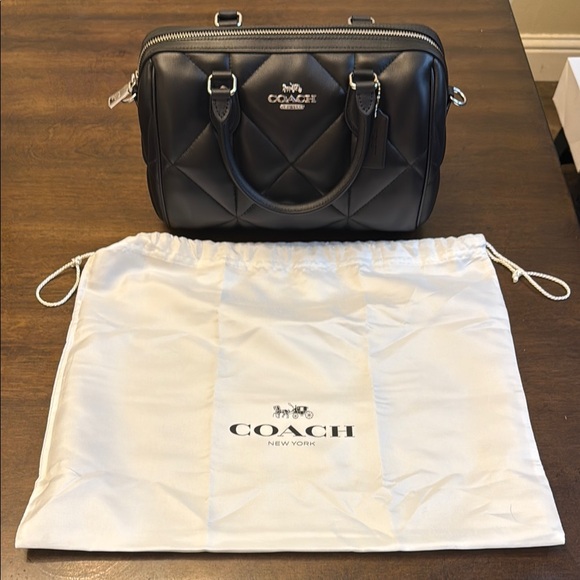 Coach Rowan Satchel with Puffy Diamond Quilting - Picture 6 of 7